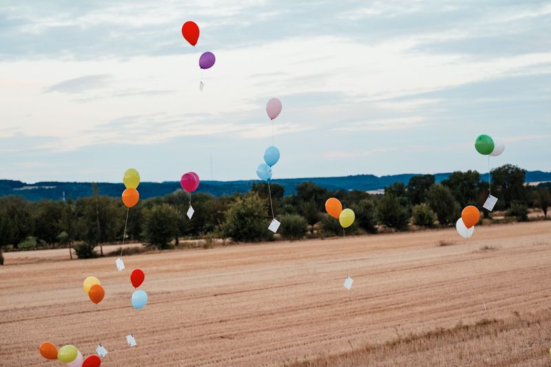 Viele Luftballons